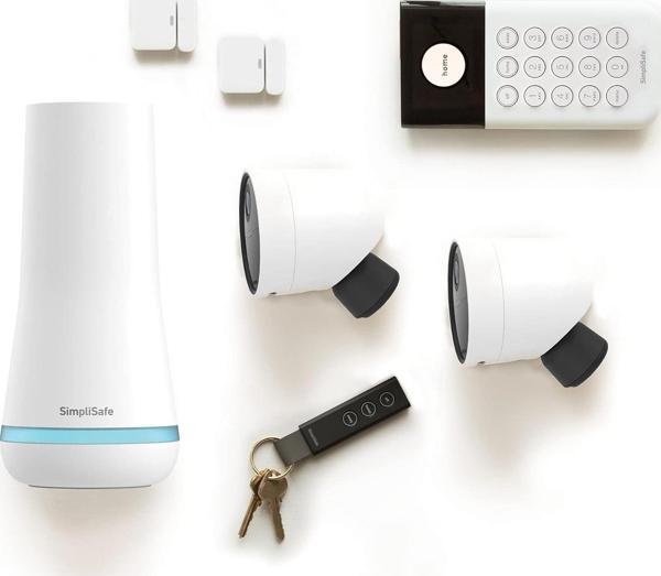SimpliSafe 7 Parça Kablosuz Dış Mekan Kameralı Ev Güvenlik Sistemi - Image 1