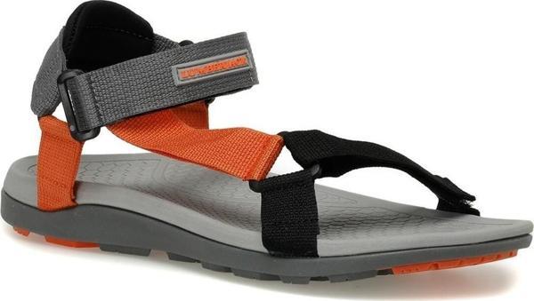 Lumberjack Glory 3Fx Turuncu-Gri Comfort Casual Anatomik Spor Sandalet - Image 1
