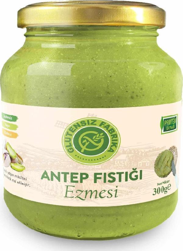 Glutensiz Fabrika GLUTENSİZ ANTEP FISTIĞI EZMESİ 300 GRAM - Image 1