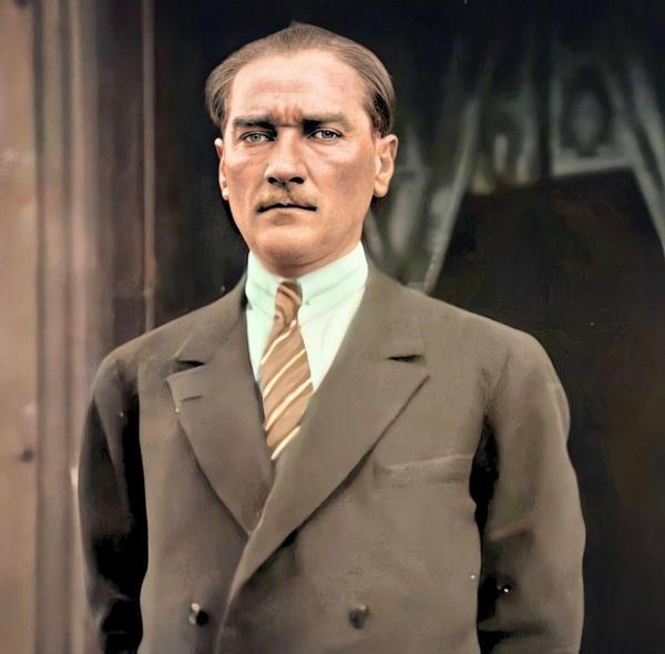 Lilyhobbyland Renkli Baskılı Sayılarla Boyama Hobi Seti (Çerçeveli) 60X75 Cm: Atatürk 2 - Image 1