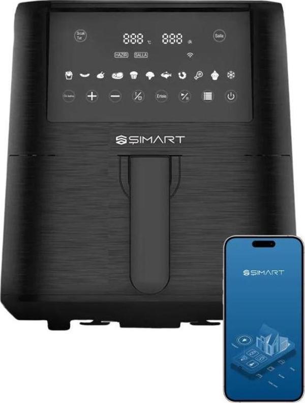 Şımart Akıllı Hava Fritözü 7.2L Xxl Airfryer - Image 1