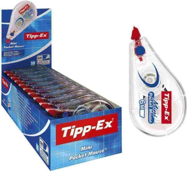 Tipp-Ex Mini Pocket Mouse 6m Şerit Daksil 10'lu Kutu/932564 - Image 1