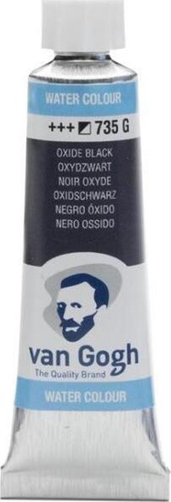 Van Gogh Sulu Boya Oxıde Black 10 Ml.Tüp - Image 1