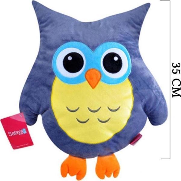 Peanelife Peluş Baykuş Yastık 35 Cm - Image 1