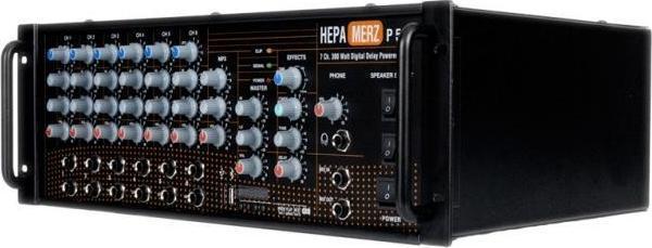 Hepa Merz 500W Profesyonel Kaliteli Cami Amfisi Trafolu ve 8 Ohm Çıkış Ekho USB BT 6 Mic Giriş (Powerful P500) - Image 1