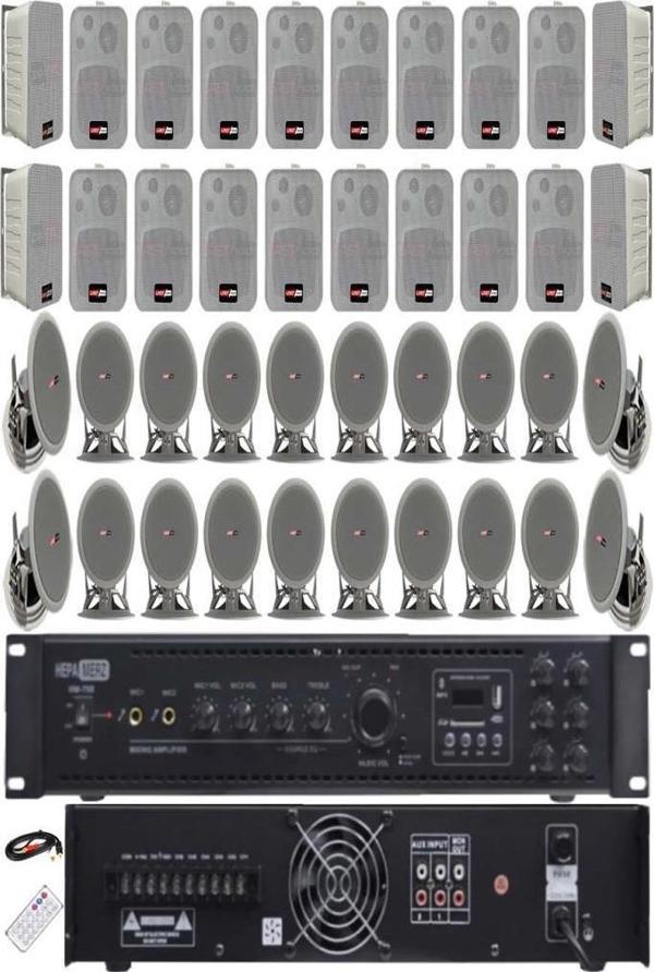 Lastvoice Double Paket-10 Amfili Duvar ve Tavan Hoparlör Seti - Image 1