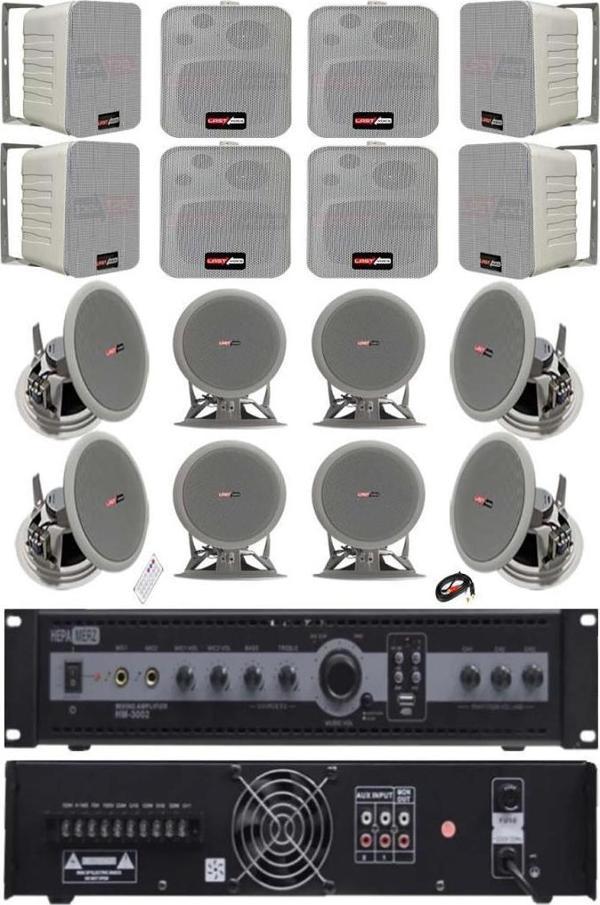 Lastvoice Double Paket-5 Amfili Duvar ve Tavan Hoparlör Seti - Image 1