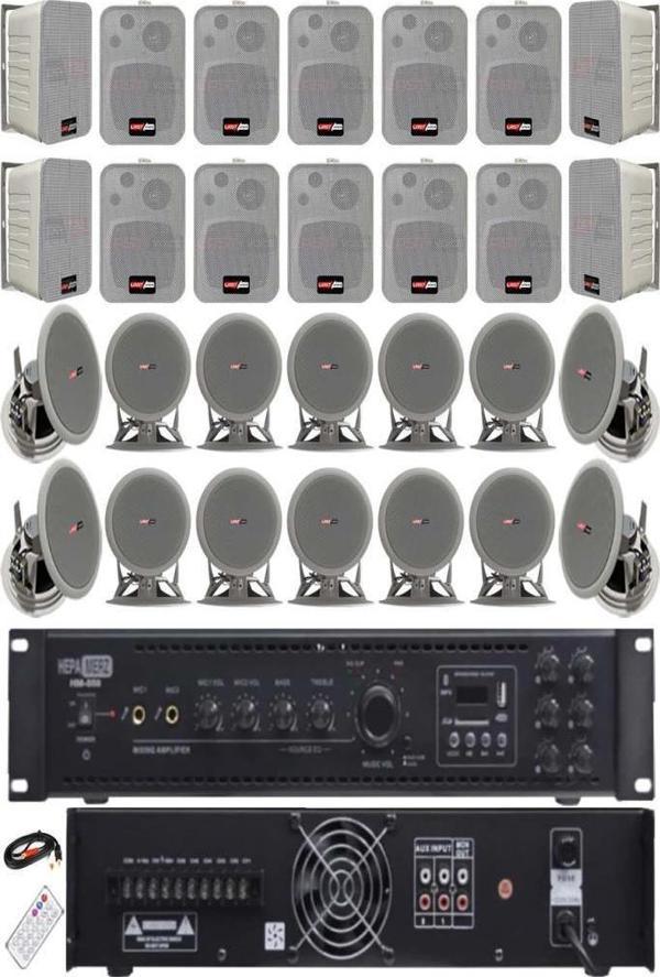 Lastvoice Double Paket-8 Amfili Duvar ve Tavan Hoparlör Seti - Image 1