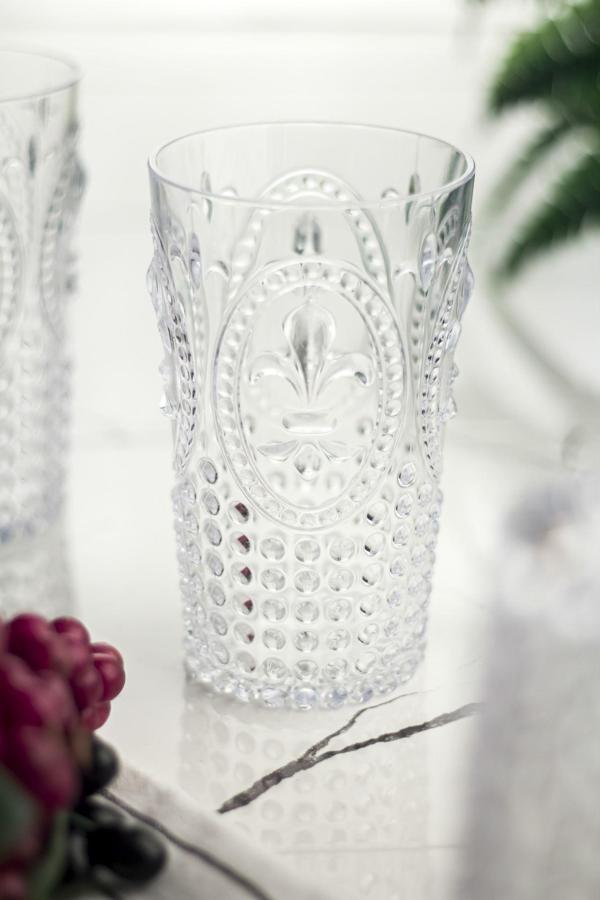 Akrilik Aquamarin Tekli Uzun Bardak & Su Meşrubat Bardağı 750 ml ( Büyük Boy & Cam Değildir ) - Image 1