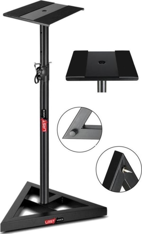 Lastvoice MNT-200 Stüdyo Referans Monitör Standı 87-147 cm Yükseklik Ayarlı (Tek) - Image 1