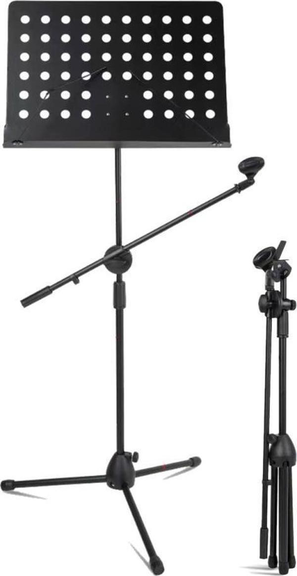 Lastvoice NT-110 Mikrofon ve Şef Nota Standı Sehpası İkisi Bir Arada - Image 1