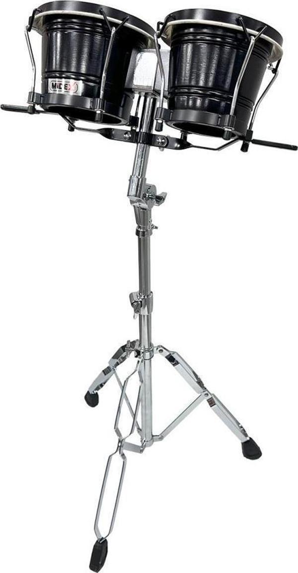 Midex BG-220ST Standlı Siyah Bongo Siam Meşesi Doğal Deri - Image 1