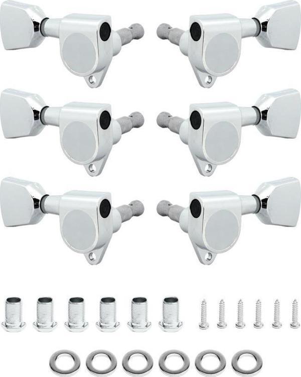 Midex CB-40 Akustik Gitar İçin Kaliteli Profesyonel Burgu Takımı Silver 1 SET - Image 1