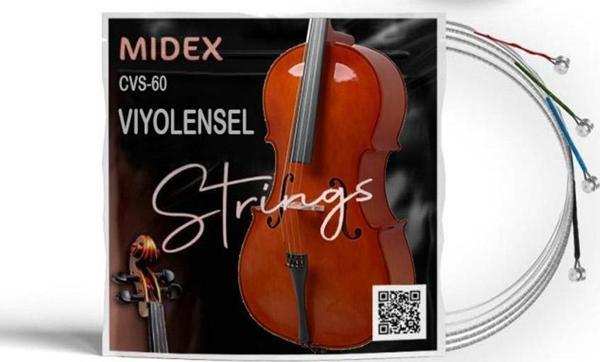 Midex CVS-60 Kaliteli Çello Teli 1 Takım Set - Image 1
