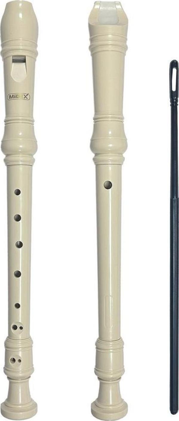 Midex FL-8WH Kaliteli Beyaz Blok Flüt - Image 1
