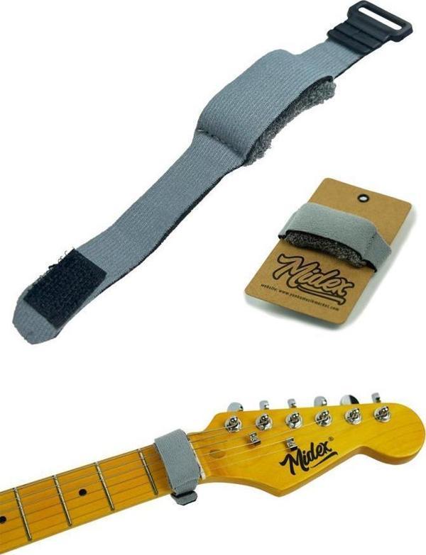 Midex Fretwrap FW-1GR Gitar Tel Susturucu - Medium (6-20cm) - Image 1