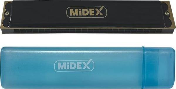 Midex HN-24BK Siyah 24 Delikli Mızıka - Image 1