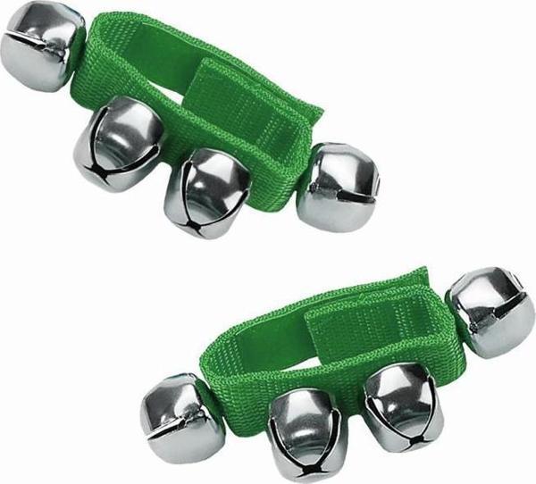 Midex Orf-PLT-04GR Örf Aletleri Ritim Seti Bilek Zili Yeşil (1 Çift) - Image 1