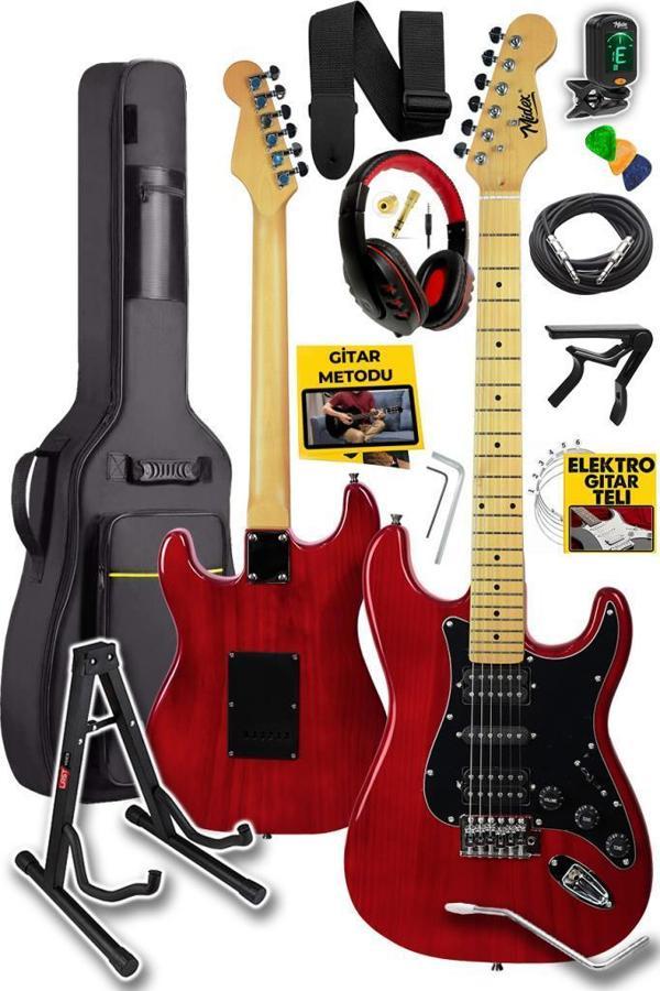 Midex RPH-40RDST Profesyonel Elektro Gitar Seti HSH Manyetik Maple Klavye Üst Kalite - Image 1