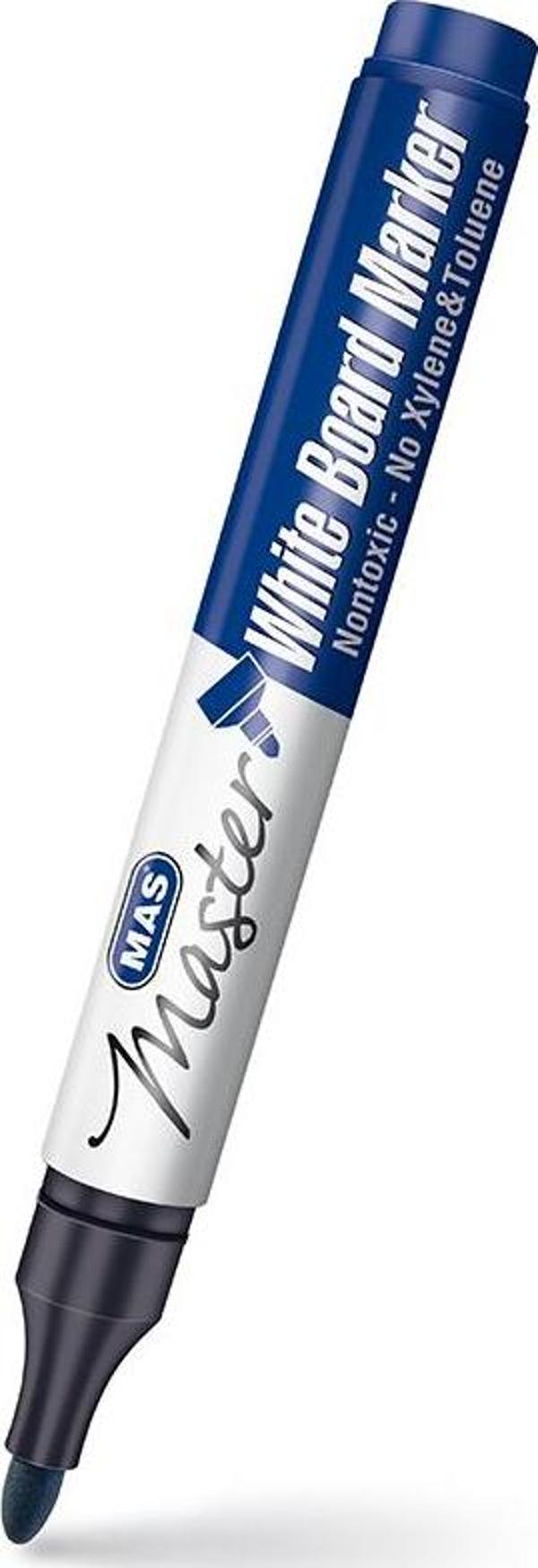 Mas Yazı Tahtası Kalemi Mavi 6410 (12 Li Paket) - Image 1