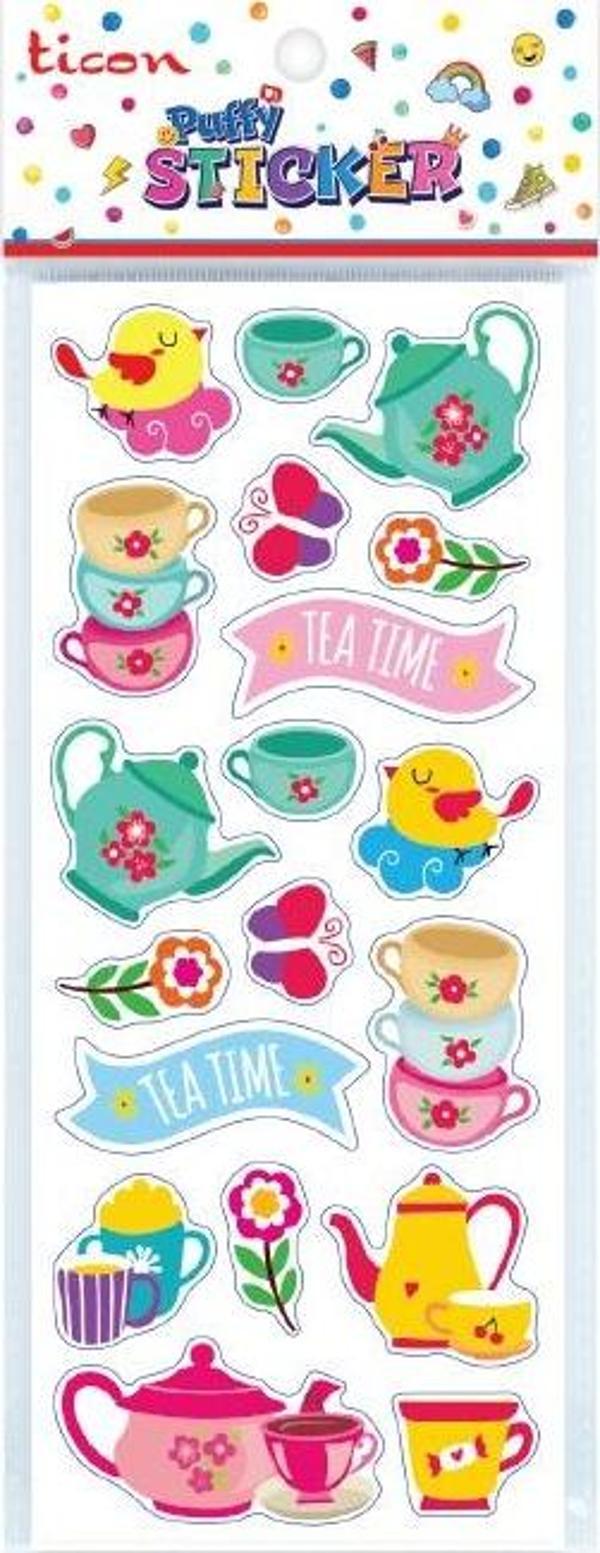 Ticon Puffy Sticker Pasta Tps-009/10 348929 (20 Li Paket) - Image 1