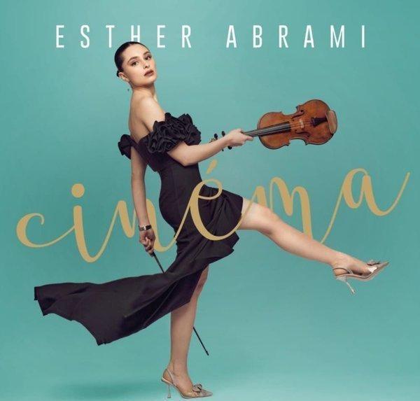Esther Abrami & The City Of Prague Philharmonic Orchestra Cinema (Amber Vinyl) Plak - Image 1
