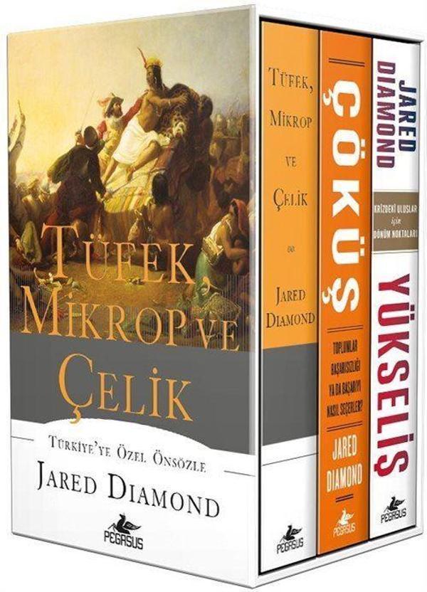 Tüfek, Mikrop ve Çelik Üçlemesi Kutulu Özel Seti (3 Kitap) (Ciltsiz) - Pegasus Yayınevi - Image 1