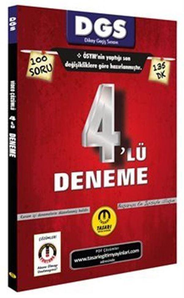 DGS Son Format 4'lü Çözümlü Deneme - Tasarı Akademi - Image 1