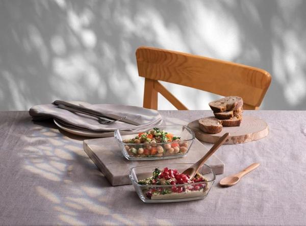 Paşabahçe 54663 Tokio 6'lı Servis Meze Cam Sunum Tabağı - Image 1