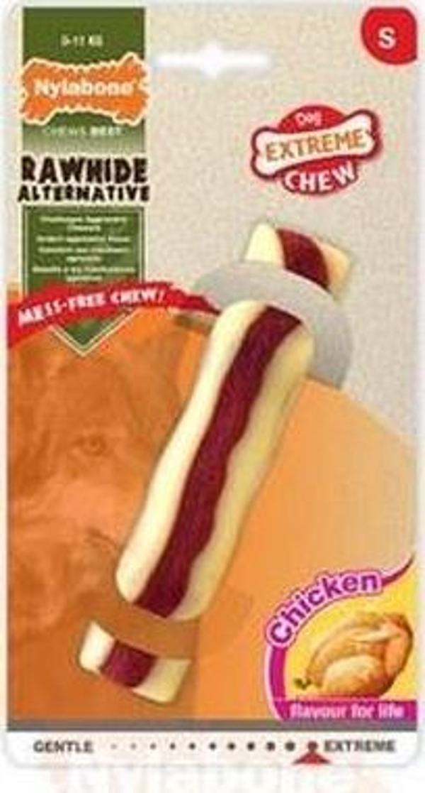 Nylabone Tavuk Aromalı Köpek Çiğneme Çubuğu S - Image 1