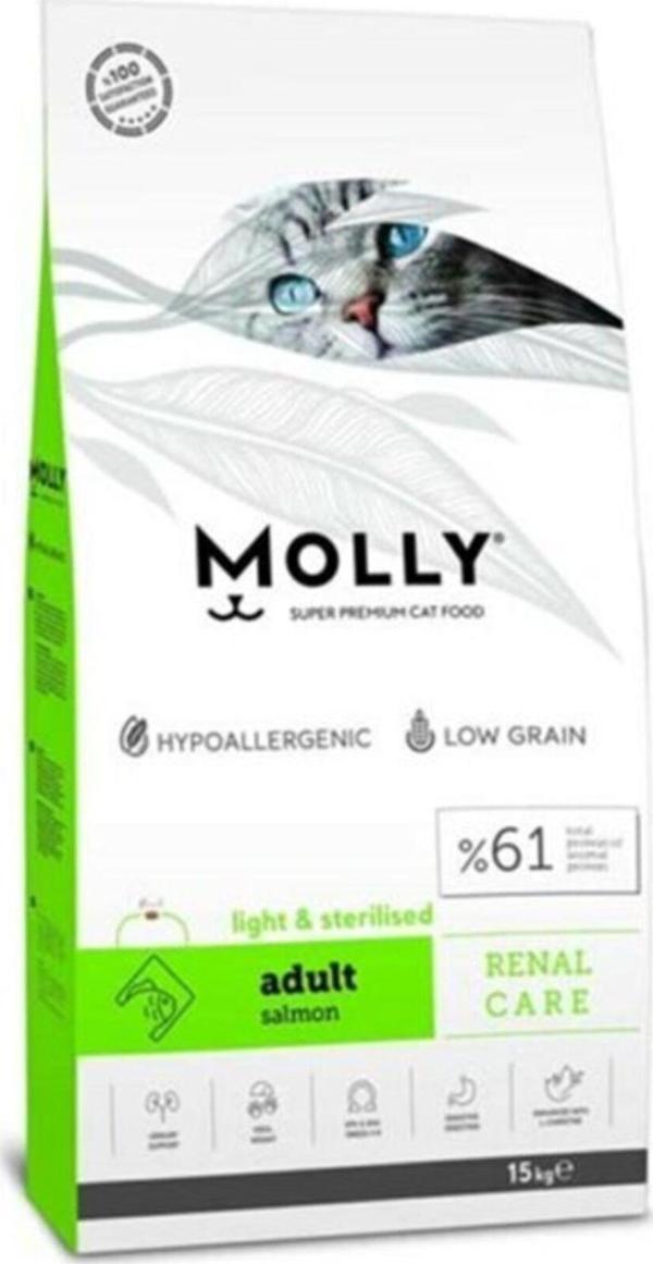 Molly Ligt Sterilised Kısır Kedi Maması Somonlu 15 Kg - Image 1