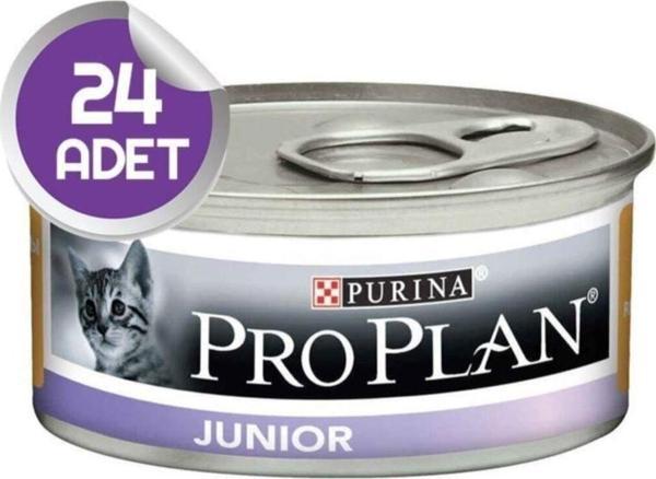 Pro Plan Junior Tavuklu Yavru Kedi Konservesi 85 gr X 24 Adet - Image 1