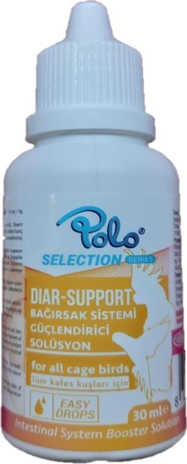 Polo Diar-Support (Bağırsak Sistemi Güçlendirici Solüsyonu) Kuş Vitamini 30ml - Image 1