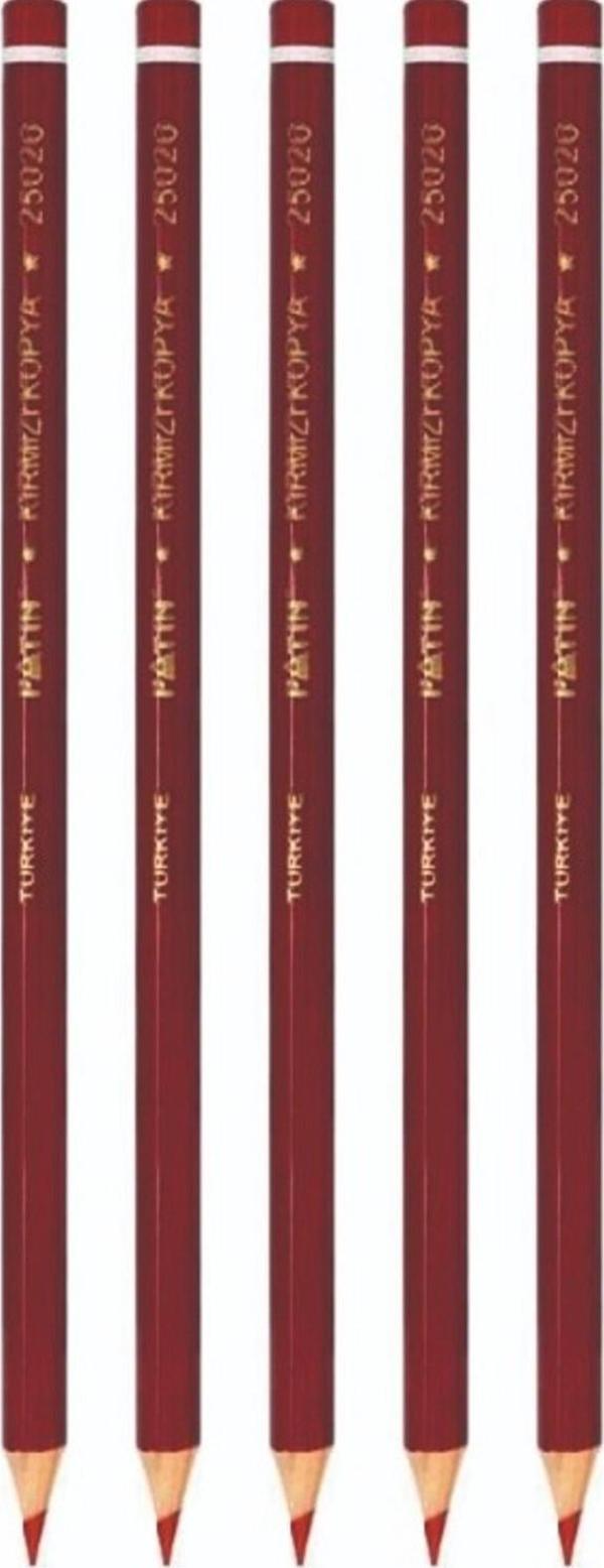 Fatih Kırmızı Kopya Kalemi HB 5 Adet (25010) - Image 1