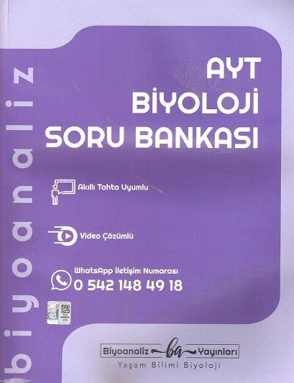 AYT Biyoloji Soru Bankası Biyoanaliz Yayınları - Biyotik Yayınları - Image 1