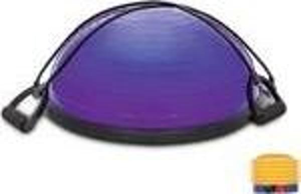 Triathlon T181 Bosu Ball Yarim Denge Topu Pilates Aleti Direnc Lastikli Pompa Dahildir mor - Image 1