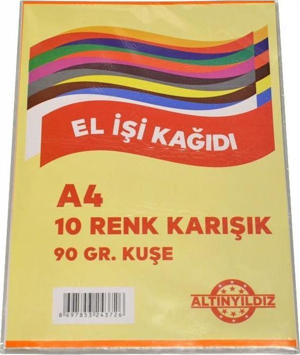 Altınyıldız El İşi Kâğıdı A4 10'lu 243726 - Image 1