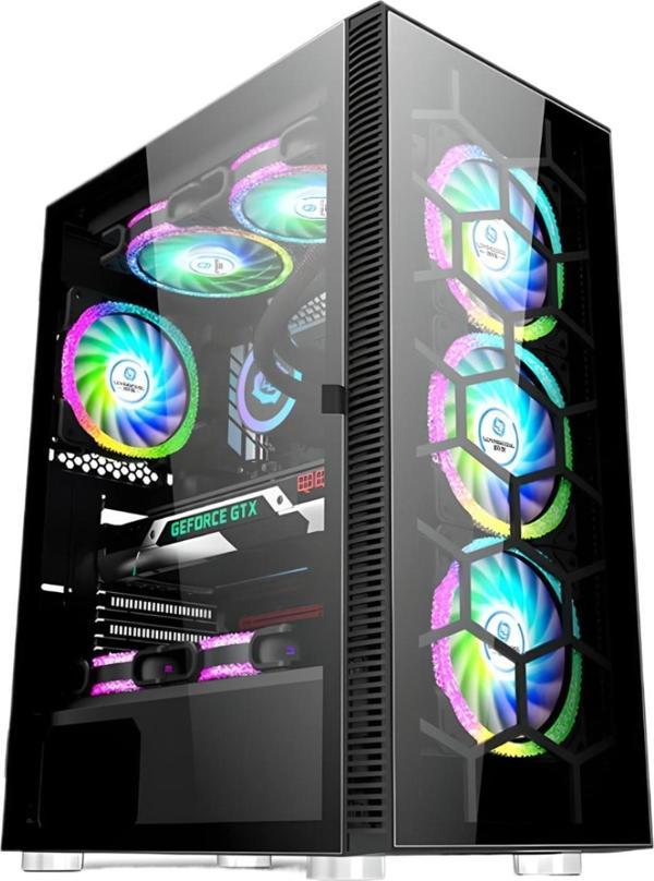 SNT ZEN 211-YG C6 Mid Tower Atx Gaming 4 x Argb Fanlar Dahil Masaüstü Bilgisayar Kasası (POWER YOK) - Image 1