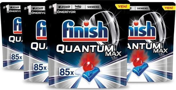 Finish Quantum Max 340 Tablet Bulaşık Makinesi Deterjanı (85x4) - Image 1