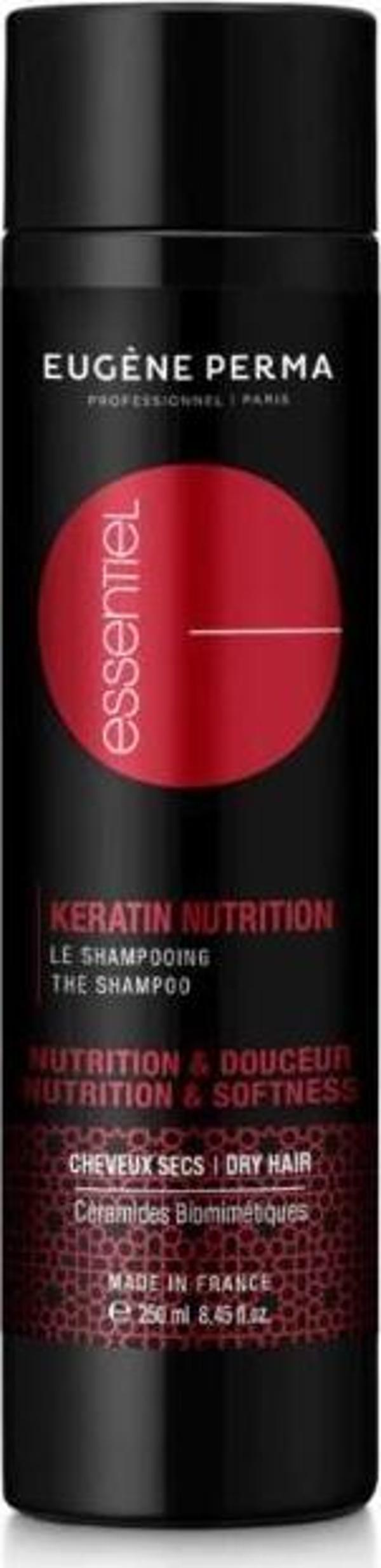 Eugene Perma Essentiel Keratin Nutrition Kuru Saçlar için Nem Şampuan 250 ml - Image 1