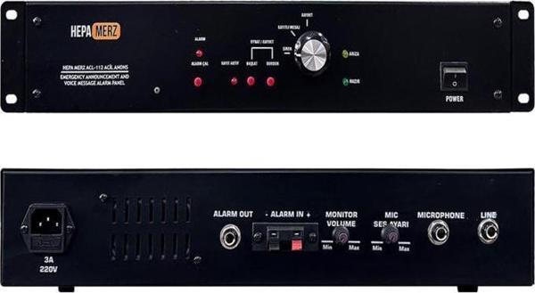 Hepa Merz ACL-112 Acil Anons Modülü ve Mesaj Kayıt Ünitesi - Image 1