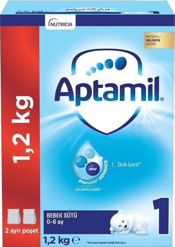 Aptamil 1 Bebek Sütü 1200 G 0-6 Ay - Image 1
