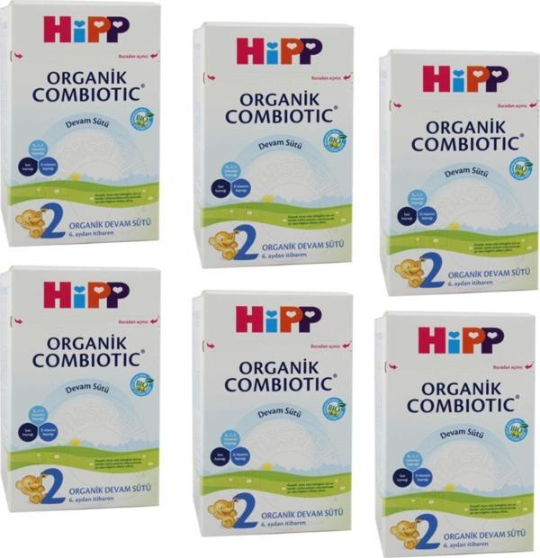 Hipp 2 Organik Combiotic 800 Gr Devam Sütü 6 Adet - Image 1