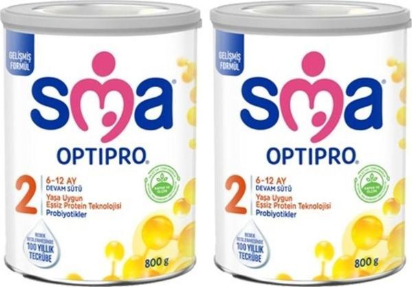 Sma 2 Optipro Probiyotik Devam Sütü 800 gr X 2 Adet - Image 1