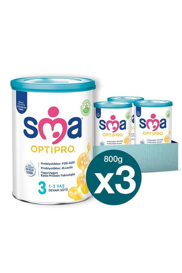 Sma 2 Optipro Probiyotik Devam Sütü 800 gr X 3 Adet - Image 1