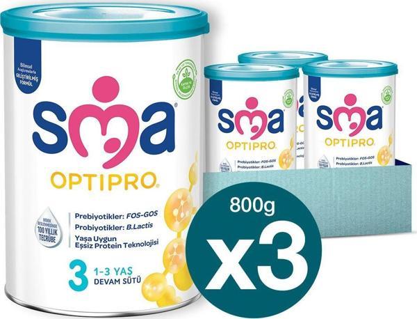 Sma 2 Optipro Probiyotik Devam Sütü 800 gr X 3 Adet - Image 1