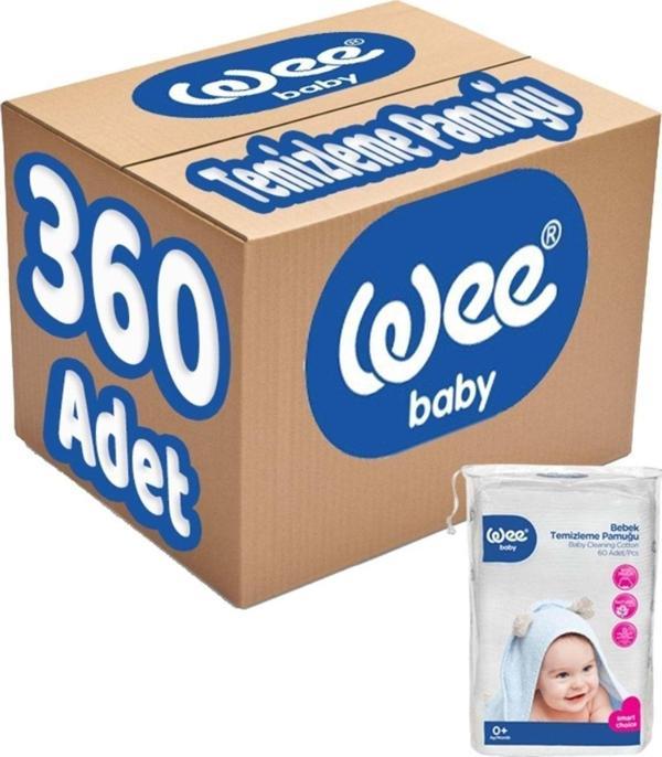 Wee Baby Bebek Temizleme Pamuğu 360 Adet 6pkx60 - Image 1