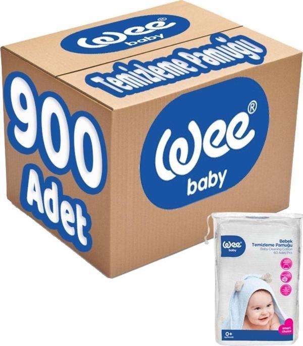 Wee Baby Bebek Temizleme Pamuğu 900 Adet (15pk*60) - Image 1