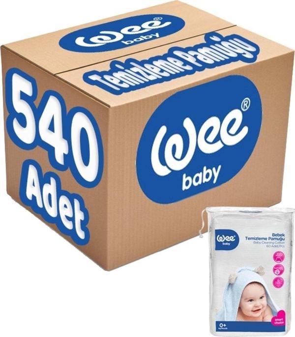 Wee Baby Bebek Temizleme Pamuğu 540 Adet (9pk*60) - Image 1