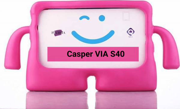 Fuchsia Via S40 10.4 inç Uyumlu iBuy Standlı Eğlenceli Çocuk Ruhlu Tablet Kılıfı - Image 1
